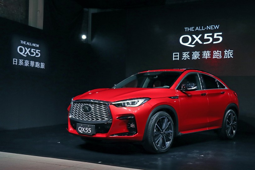 預售價 249 萬單一旗艦版、2022 年第二季開始交車，Infiniti QX55 絕美跑旅預售起跑