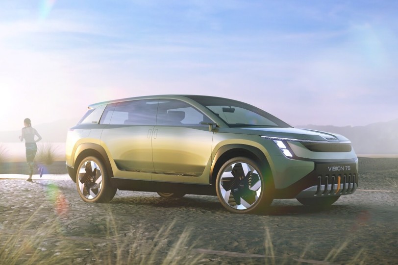 Skoda VISION 7S預覽600公里電動續航里程，並引領品牌全新的設計語言