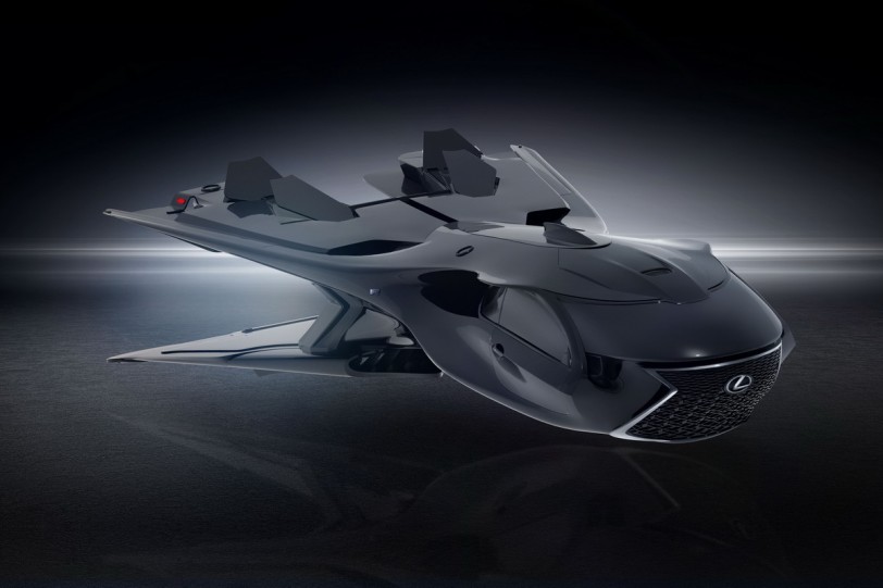 Lexus首款噴射戰鬥機？原來是RC F變身的MIB星際戰警座駕