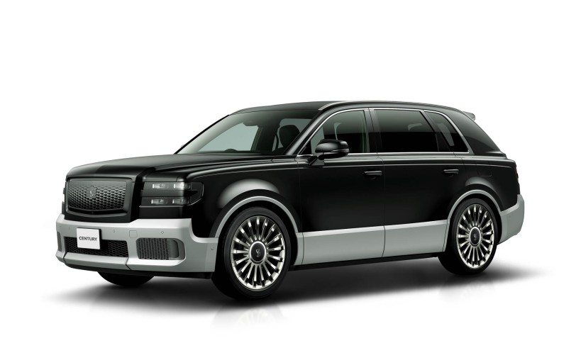 改良全新後窗隱私玻璃，Toyota CENTURY SUV 新年式樣亮相