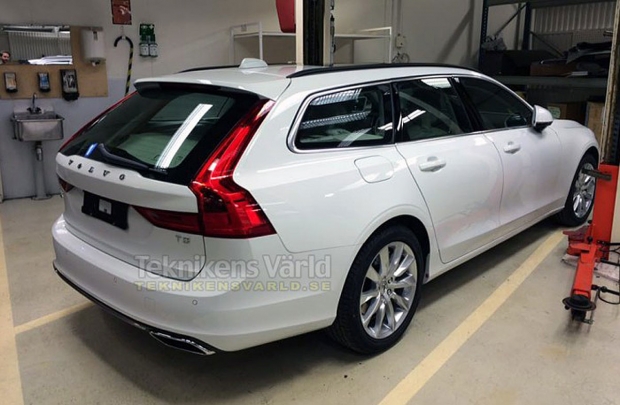 Volvo V90無偽裝亮相！預計3月份日內瓦車展發表