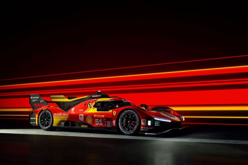 Scuderia Ferrari車隊揭曉2024賽季499P賽車全新塗裝