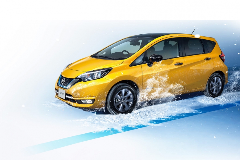 遇到雪地也不怕，Nissan Note e-POWER 4WD /Note AUTECH 車型追加！