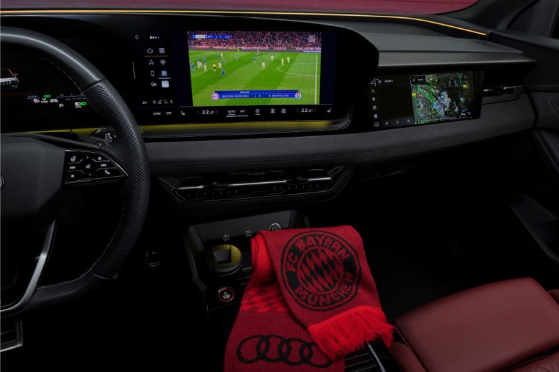 Audi與DAZN合作將運動賽事的震撼帶入車內