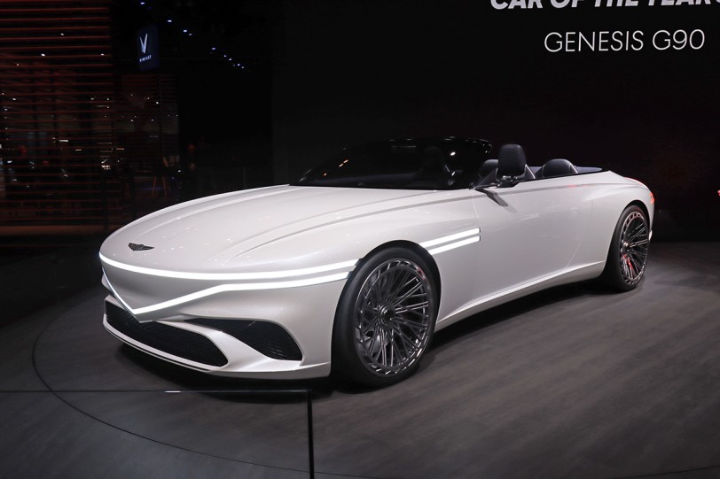 2022 洛杉磯車展現場直擊：純電 GT 概念車三部曲，Genesis X Covertible/Speedium Coupe Concept
