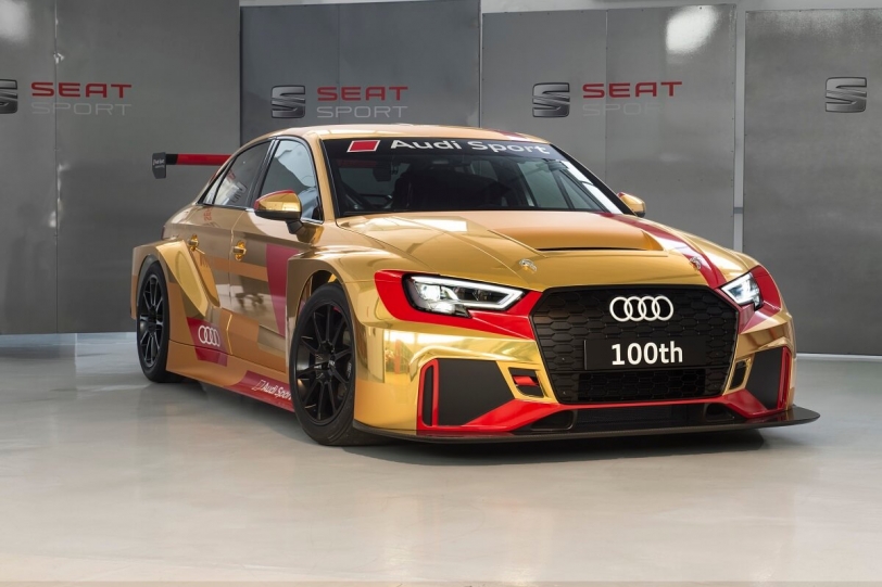 Audi Sport特別以新塗裝，交付第100台RS3 LMS賽車