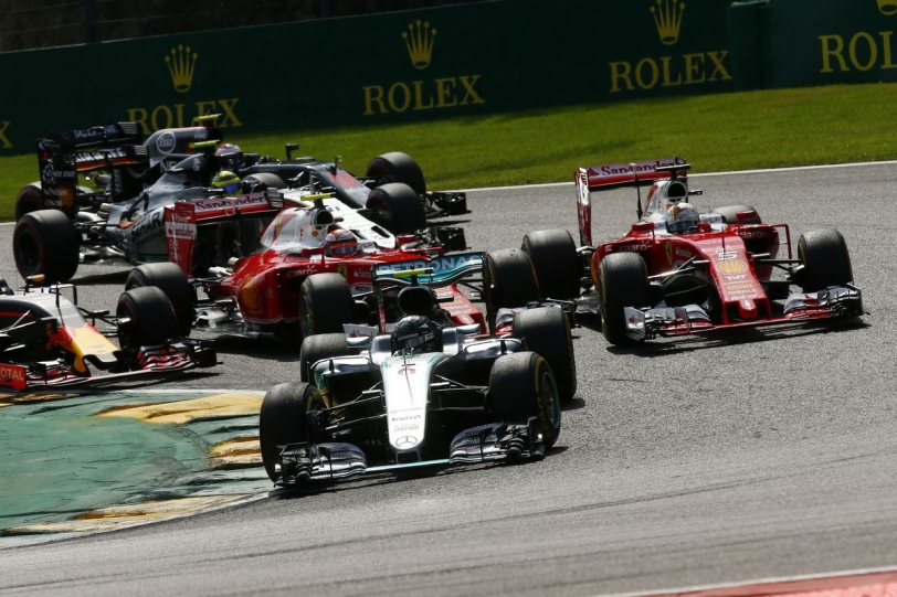 Mercedes-AMG PETRONAS比利時站依舊大殺四方，Nico Rosberg領跑奪冠Lewis Hamilton上演大驚奇