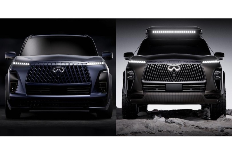 道路與叢林的主宰，Infiniti QX80 Track Spec/Terrain Spec 概念車圓石灘車展亮相