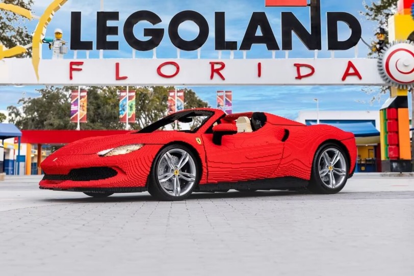 Ferrari與LEGO合作推出全尺寸296 GTS模型