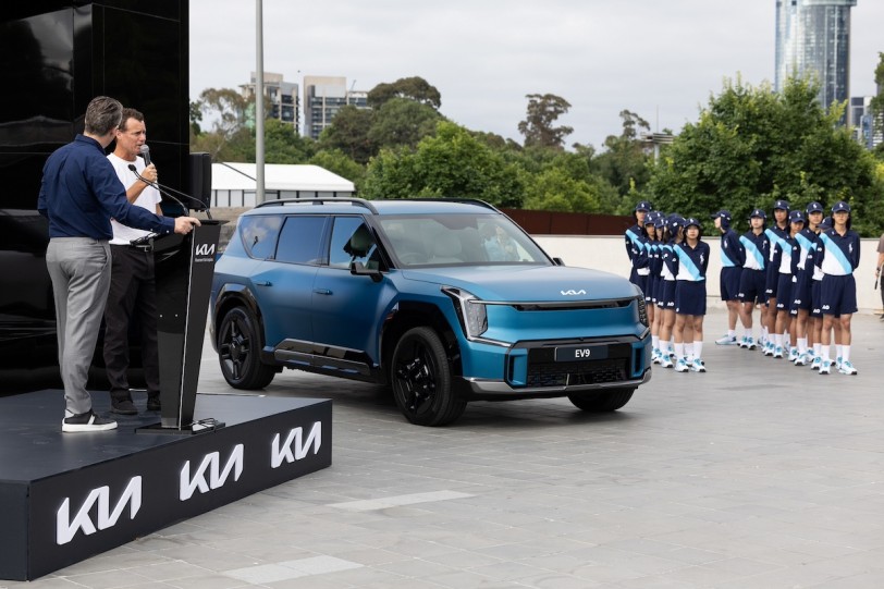 2024澳洲網球公開賽官方純電車隊新成員 EV9純電智慧旗艦LSUV勇奪 2023 Good Design Award雙項大獎