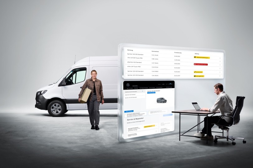 Mercedes-Benz免費提供商用車即時診斷系統，可優化營運時間