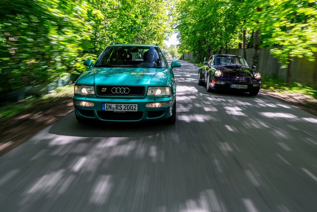 與保時捷經典共遊 1990年代破紀錄車款audi Avant Rs2 Carstuff 人車事