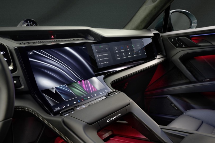 Porsche展示了未來Cayenne Electric的全新設計風格內裝
