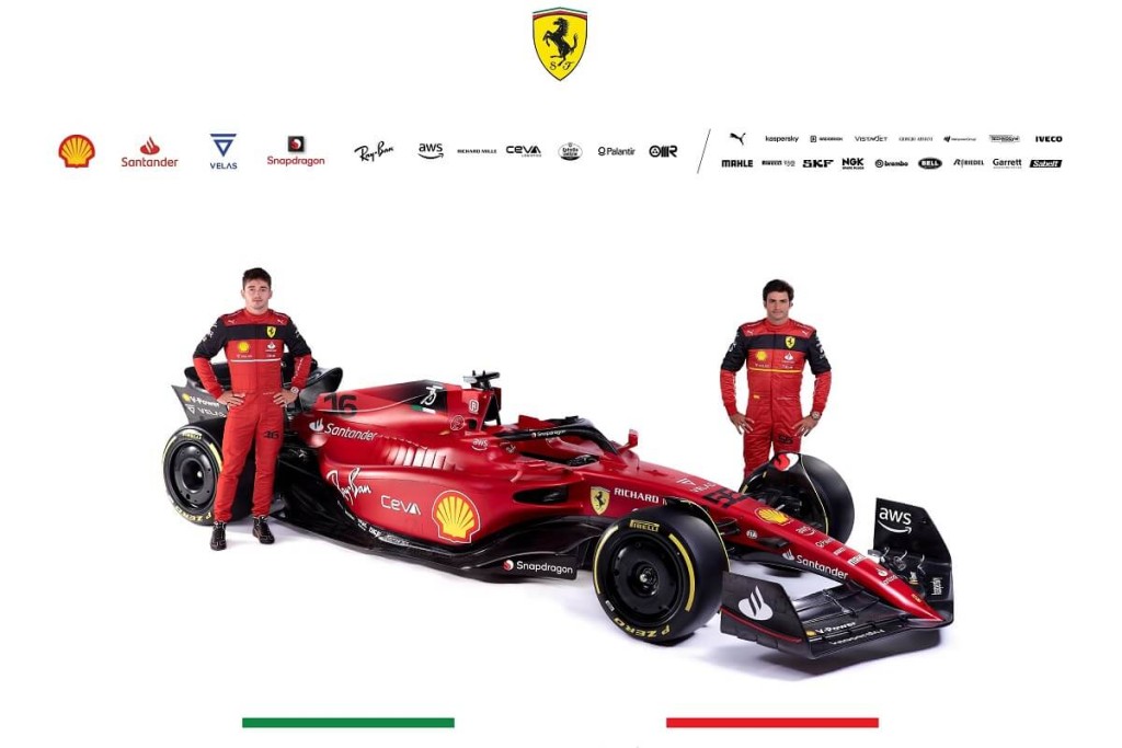 Scuderia Ferrari法拉利F1車隊 全新賽車F1-75正式亮相