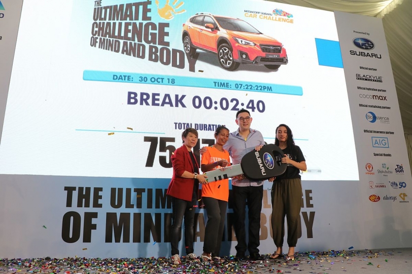 2018 Subaru堅手到底新加坡奪冠，女選手Analiza Mokhtar苦撐75小時贏得XV、12次參賽終圓夢