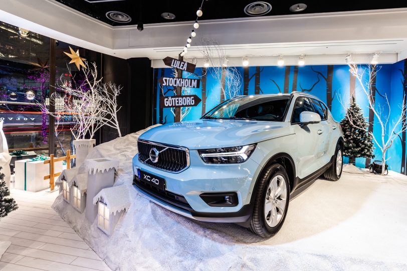 聖誕鉅獻！Volvo於台北信義區打造XC40「北歐祕境」打卡熱點