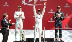 F1英國站遇大雨攪局，Hamilton仍舊拿下冠軍寶座