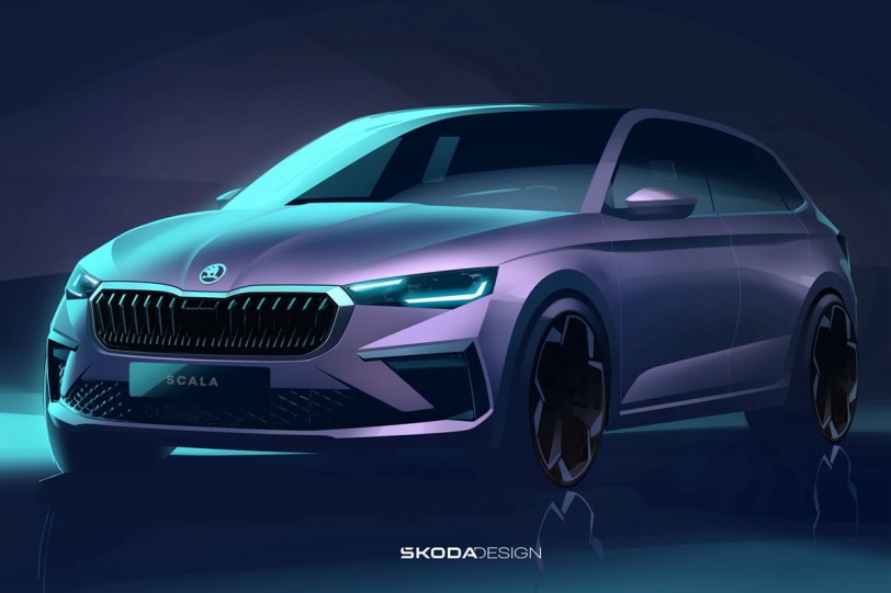 Skoda公佈新Scala與新Kamiq的首批設計草圖