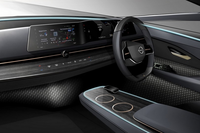 為什麼Nissan不採用平板式駕駛介面？讓Ariya Concept的「波浪」設計說分明