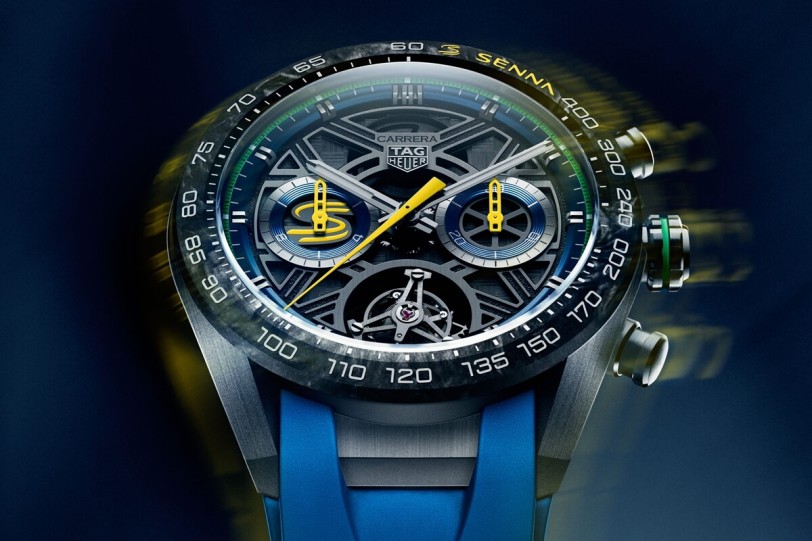 TAG Heuer紀念一代傳奇賽車手Ayrton Senna 推出獨家限量版陀飛輪計時腕錶