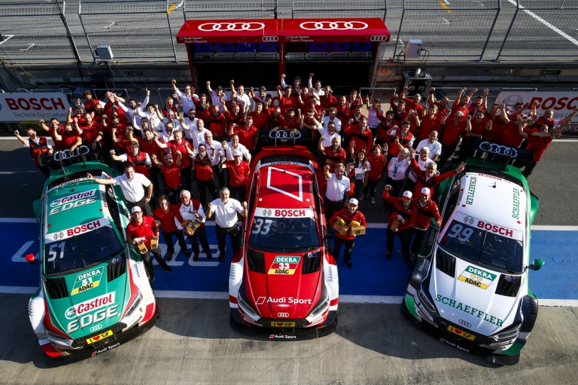 奧地利站囊括冠亞，Audi歡慶勇奪第100場DTM賽事勝利