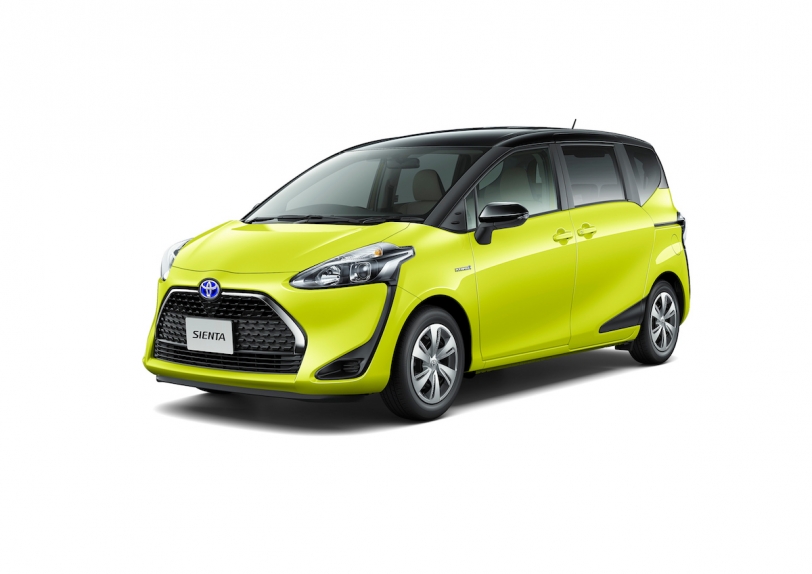 新增五人座 FUNBASE、Hybrid 油耗提升至28.8km/L ，小改款 Toyota Sienta 日本亮相！