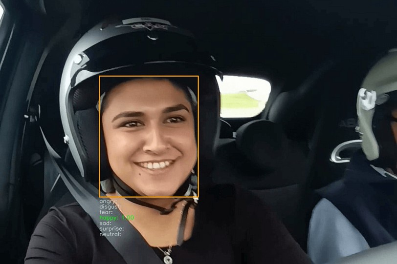 Abarth試用面部識別技術來衡量駕駛者和乘客的享受度