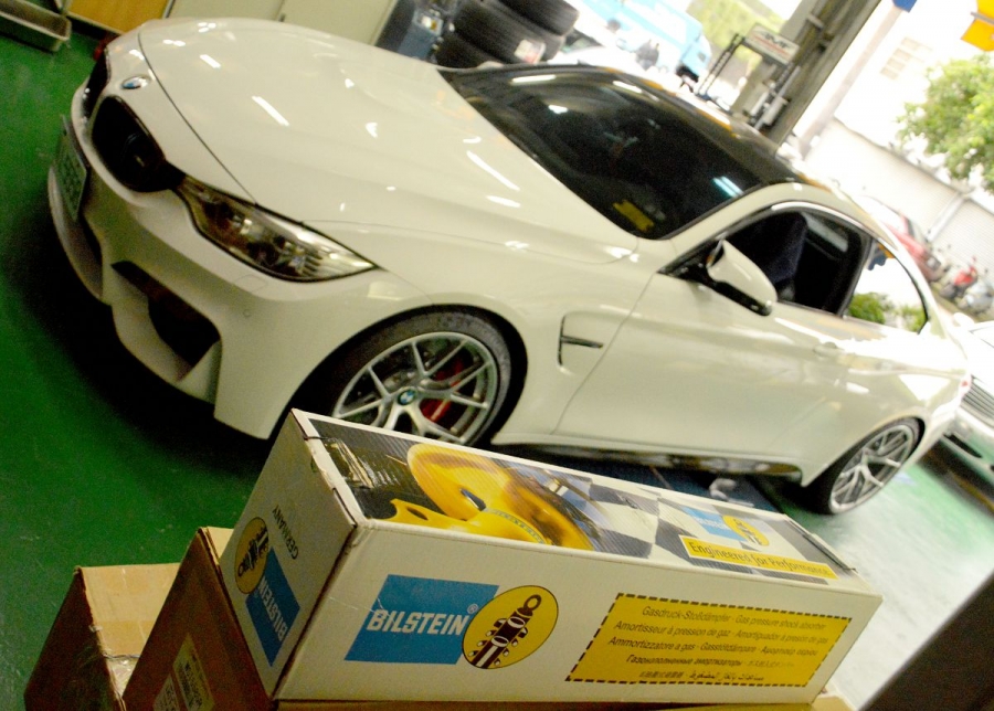BMW M4極限仔細探索 Bilstein Clubsport避震器茂榮專業施工