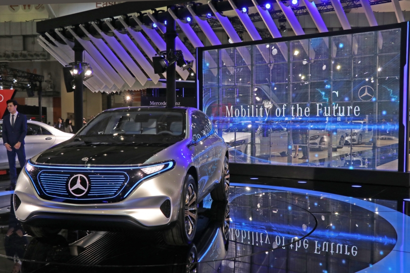 2018台北車展。Mercedes-Benz Concept EQ概念展現，S560e、E63正式發表！
