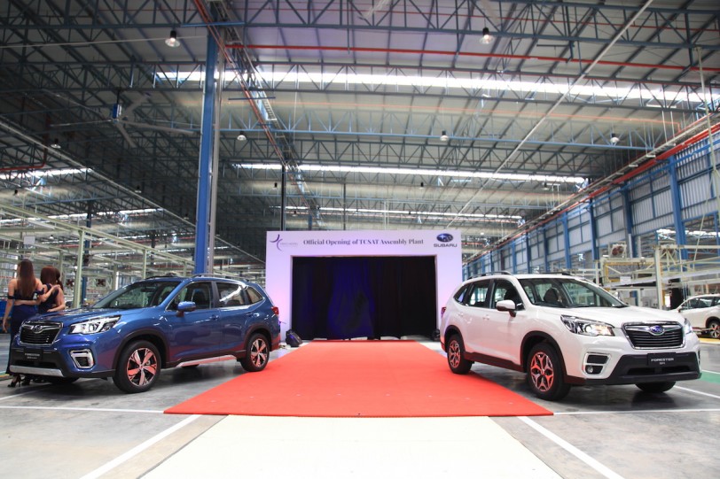為東南亞市場需求而生、先期以 SUV 車款 Forester 主打，陳唱 Subaru 泰國製造廠 TCSAT 參訪！