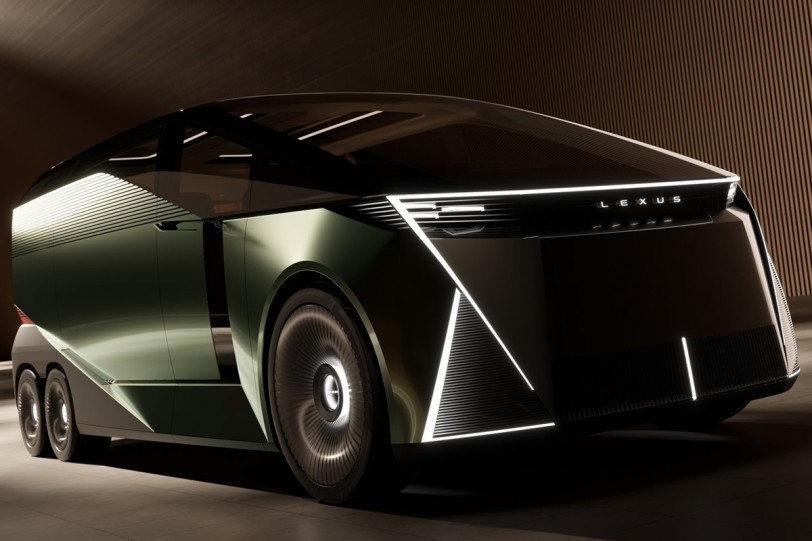 2025日本移動展:Lexus LS被重塑為六輪「重型」極致豪華MPV