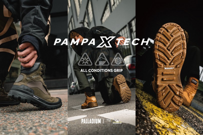 PALLADIUM聯手全球輪胎領導品牌Michelin共同打造嶄新防水潮靴！11月5日首波限量發售