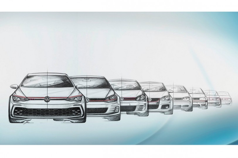 八世代Volkswagen Golf GTI,每一代都擁有獨特的前臉