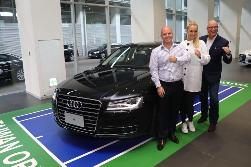 Audi贊助台灣網球公開賽，Sabine Lisicki來台一同支持