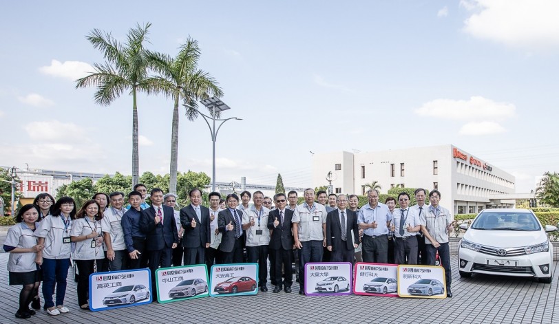 國瑞汽車捐贈6台 Corolla Altis 為台灣汽車產業培育車輛專業人才