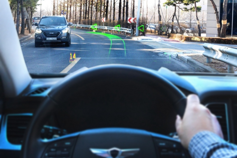 比HUD還全能！Hyundai於2019 CES展演AR擴增實境導航系統